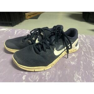 Nike Womens Metcon 4 Training Navy Blue White Running Shoe Sneaker Size 9.5